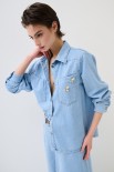 CAMICIA REGOLARE 2 SPILLE CILIEGIA TASCHINO SX JEANS