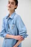 CAMICIA REGOLARE 2 SPILLE CILIEGIA TASCHINO SX JEANS