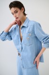 CAMICIA REGOLARE 2 SPILLE CILIEGIA TASCHINO SX JEANS