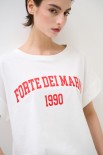 T-SHIRT SCRITTA FORTE DEI MARMI 1990 ROSSO