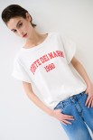 T-SHIRT SCRITTA FORTE DEI MARMI 1990 ROSSO