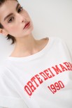 T-SHIRT SCRITTA FORTE DEI MARMI 1990 ROSSO