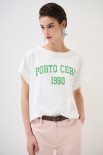T-SHIRT SCRITTA PORTO CERVO 1980 VERDE