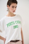 T-SHIRT SCRITTA PORTO CERVO 1980 VERDE