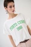T-SHIRT SCRITTA PORTO CERVO 1980 VERDE