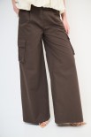 PANTALONE LARGO CON TASCHE MORO