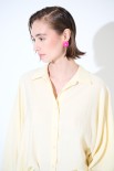 CAMICIA OVER MANTELLA GIALLO