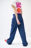 PANT DENIM PALAZZO CN PINCE DV TASC IN CUCITURA JEANS