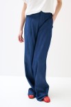 PANT DENIM PALAZZO CN PINCE DV TASC IN CUCITURA JEANS