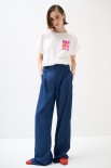 PANT DENIM PALAZZO CN PINCE DV TASC IN CUCITURA JEANS