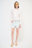 SHORTS CON RISVOLTO CREMA