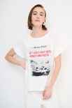 T-SHIRT GIORNALE BIANCO