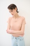 T-SHIRT MEZZA MANICA COSTINA ROSA