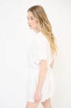 BLUSA CON COSTINA BIANCO
