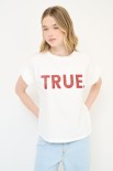 T-SHIRT TRUE BIANCO