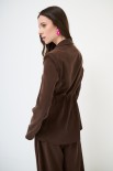 CAMICIA COLLO GIACCA CON LACCIO MORO