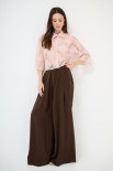 PANTALONI CN PIEGONI DAV E ZIP FIANCO MORO