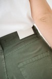 PANTALONE LARGO TELA PARACADUTE TAGLIO VIVO MILITARE