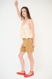 BERMUDA TINTURA OLD OVERSIZE CAMMELLO