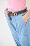 PANTA OVETTO + CINTURA JEANS