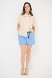 SHORTS PALLONCINO + CINTURA JEANS