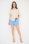 SHORTS PALLONCINO + CINTURA JEANS