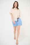 SHORTS PALLONCINO + CINTURA JEANS