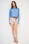 SHORTS PALLONCINO + CINTURA GABARDINA LEGGERA CIPRIA
