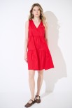 ABITO CORTO BALZE ROSSO