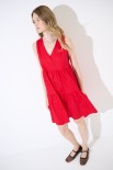 ABITO CORTO BALZE ROSSO