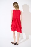 ABITO CORTO BALZE ROSSO