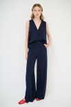 PANTALONE AMPIO CON ELASTICO BLU