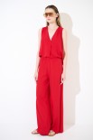 PANTALONE AMPIO CON ELASTICO ROSSO