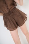 SHORTS MUSSOLA DOPPIA BALZA MORO