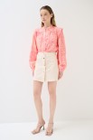 MINIGONNA BOTTONI DV. BEIGE