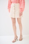 MINIGONNA BOTTONI DV. BEIGE