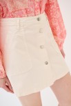 MINIGONNA BOTTONI DV. BEIGE