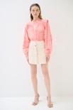 MINIGONNA BOTTONI DV. BEIGE