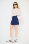 MINIGONNA BOTTONI DV. BLU