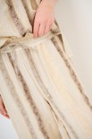 PANTALONE DRITTO CON ELASTICO MORO