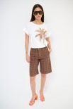 T-SHIRT ALBERO DI PALMA BIANCO