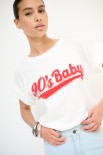 T-SHIRT 90'S BABY BIANCO