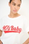 T-SHIRT 90'S BABY BIANCO