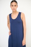 ABITO JERSEY VISCOSA CON INCROCIO DT BLU