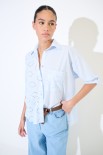 CAMICIA OVER + TASCA DAV. TOPAZIO