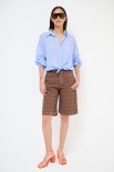 CAMICIA CON NODO MUSSOLA CELESTE