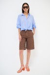 CAMICIA CON NODO MUSSOLA CELESTE