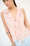 BLUSA SMANICATA ROUCHES DAV. CIPRIA