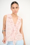 BLUSA SMANICATA ROUCHES DAV. CIPRIA