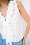 BLUSA SMANICATA ROUCHES DAV. FARINA